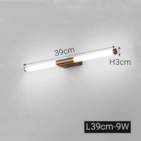 Thumbnail for LED Mirror Front Wall Lamp Bronze Bathroom Sconce - Casatrail.com
