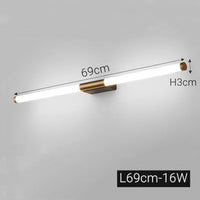Thumbnail for LED Mirror Front Wall Lamp Bronze Bathroom Sconce - Casatrail.com