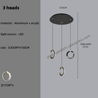 Thumbnail for LED Modern Straircase Chandelier - Casatrail.com