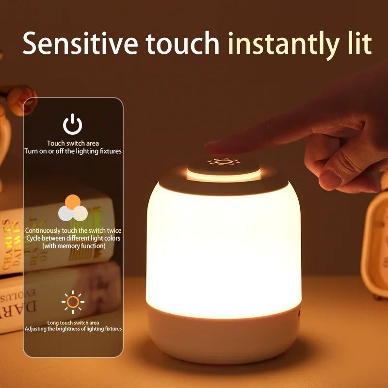 LED Night Light Table Lamp with Touch Sensor - Casatrail.com