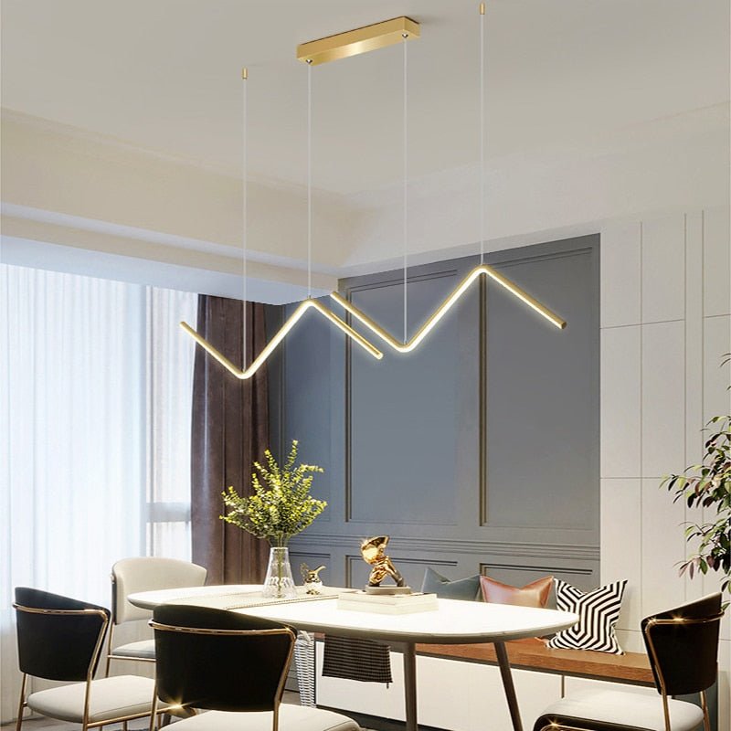 LED Nordic Gold Staircase Chandelier - Casatrail.com