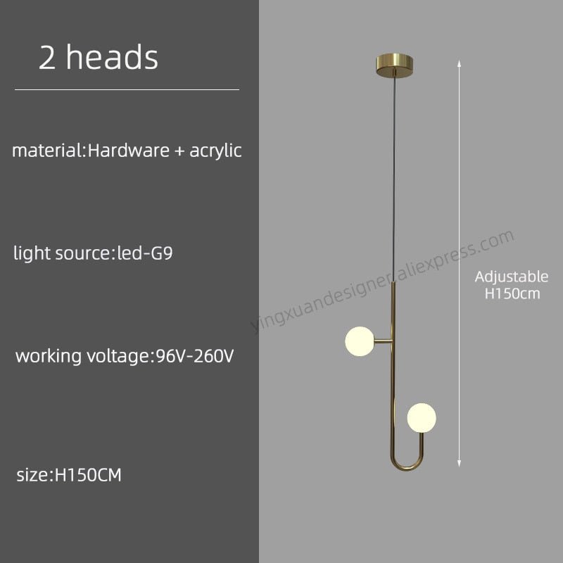 LED Pendant Lamp for Spiral Staircase Lighting - Casatrail.com