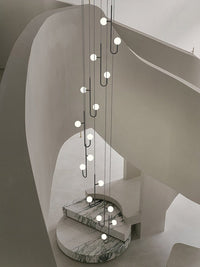 Thumbnail for LED Pendant Lamp for Spiral Staircase Lighting - Casatrail.com