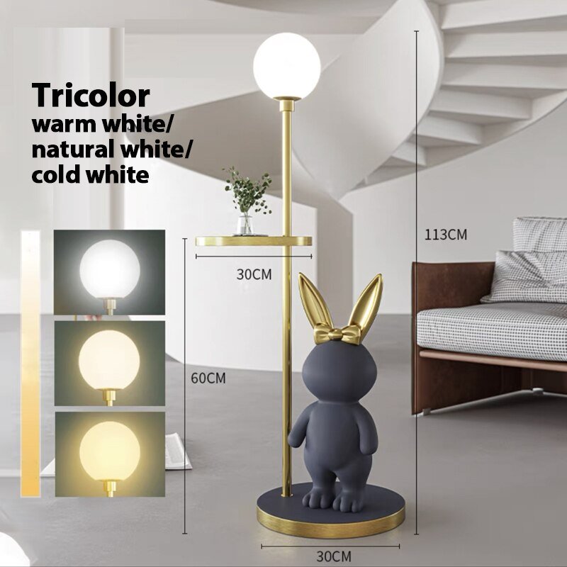 LED Rabbit Floor Lamp With Modern Design - Casatrail.com