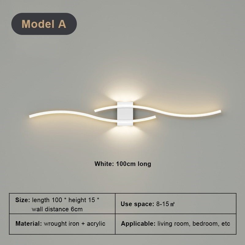 LED Strip Wall Light for Living Room - Casatrail.com