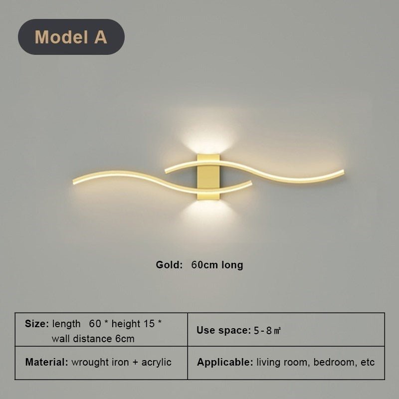 LED Strip Wall Light for Living Room - Casatrail.com