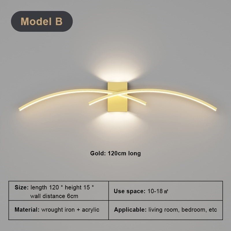 LED Strip Wall Light for Living Room - Casatrail.com