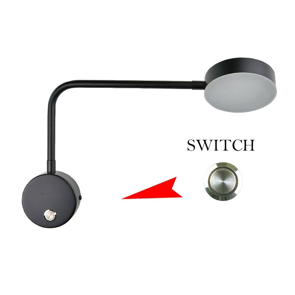 LED Swing Arm Wall Lamp for Reading - Casatrail.com