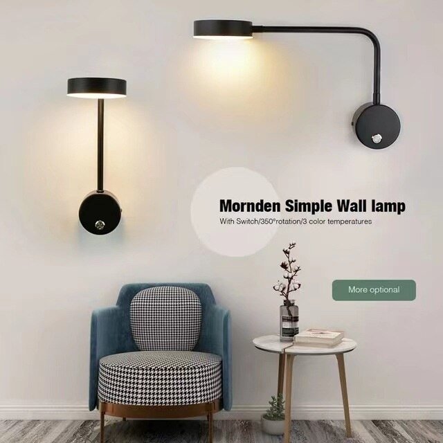 LED Swing Arm Wall Lamp for Reading - Casatrail.com