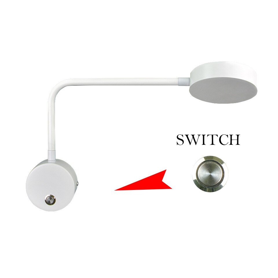 LED Swing Arm Wall Lamp for Reading - Casatrail.com