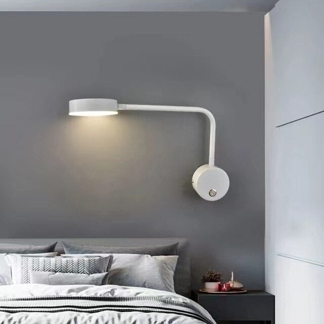 LED Swing Arm Wall Lamp for Reading - Casatrail.com