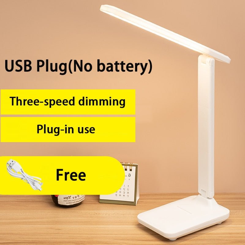 LED Table Lamp - USB Chargeable with Dimmable Features - Casatrail.com