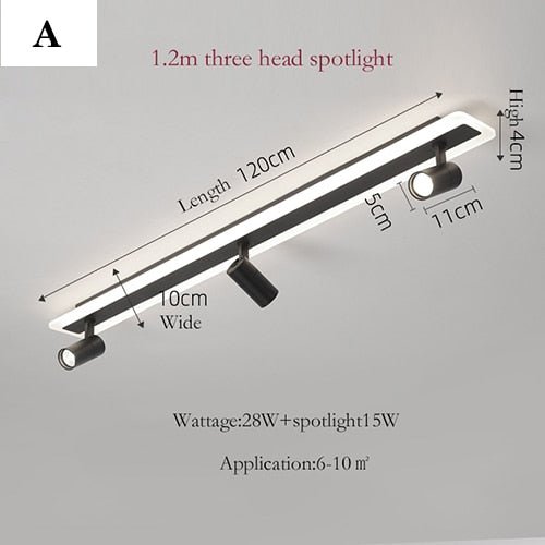 LED Track Ceiling Lamp for Modern Interiors - Casatrail.com