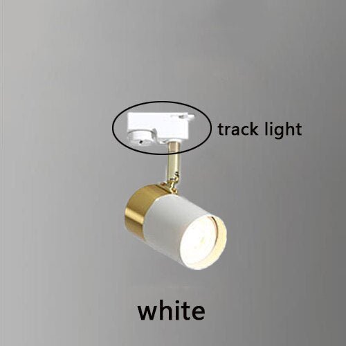 LED Track Ceiling Lamp with Adjustable Spotlight with Slide Rail - Casatrail.com