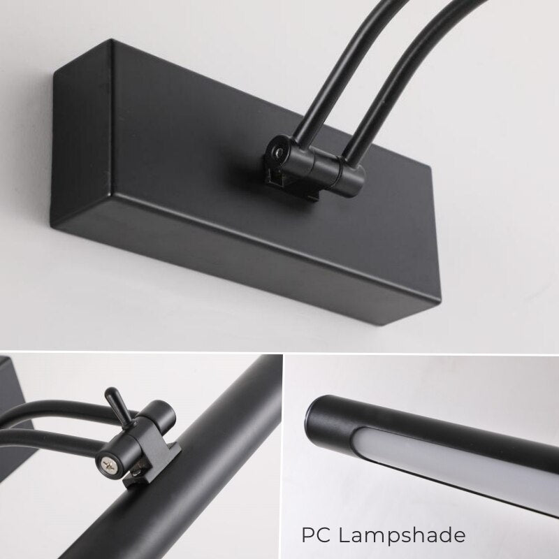 LED Vanity Wall Lamp 40/55cm Bathroom Mirror Black Sconce - Casatrail.com