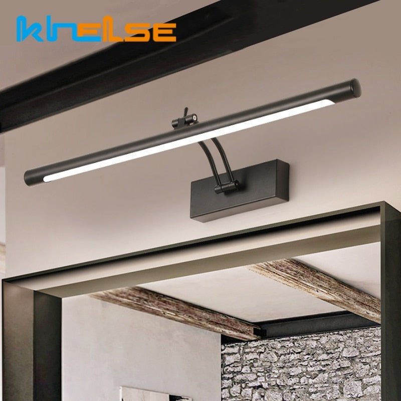 LED Vanity Wall Lamp 40/55cm Bathroom Mirror Black Sconce - Casatrail.com