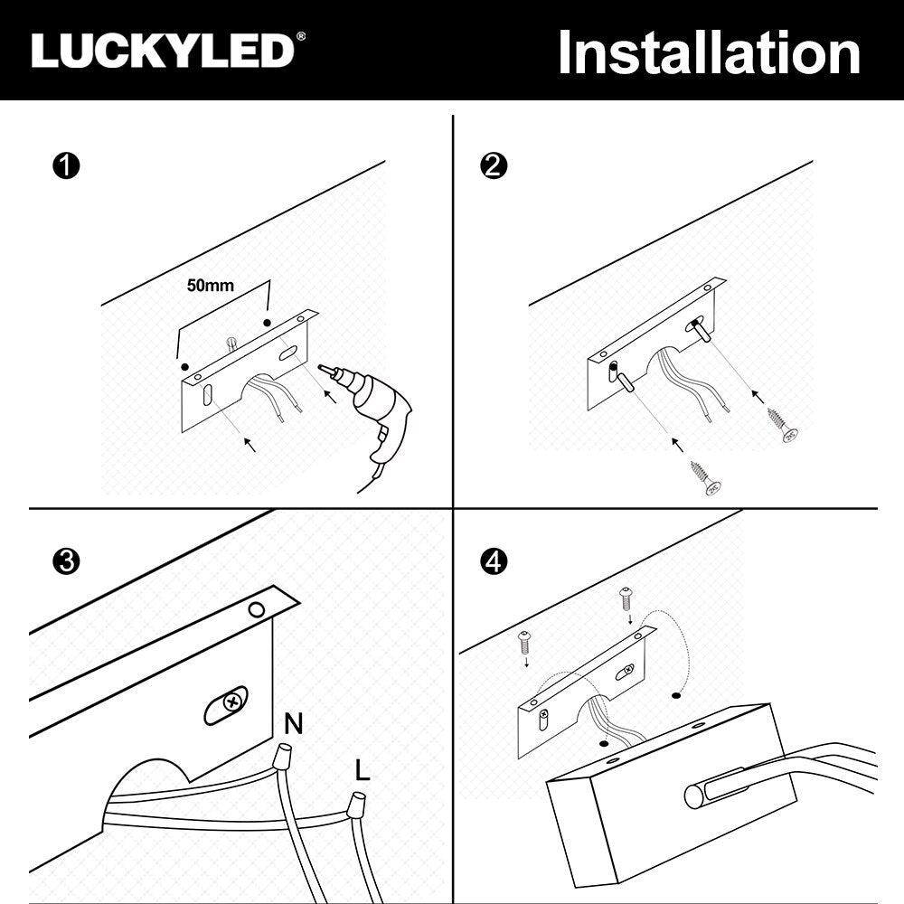 Led Wall Lamp - Bathroom Mirror Light - Casatrail.com