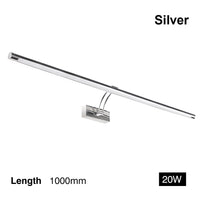 Thumbnail for Led Wall Lamp Black Silver Bathroom Mirror Light - Casatrail.com