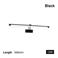 Thumbnail for Led Wall Lamp Black Silver Bathroom Mirror Light - Casatrail.com