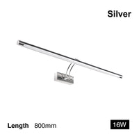 Thumbnail for Led Wall Lamp Black Silver Bathroom Mirror Light - Casatrail.com