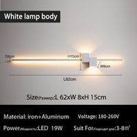 Thumbnail for LED Wall Lamp - Minimalist Black White Decorative Lighting - Casatrail.com