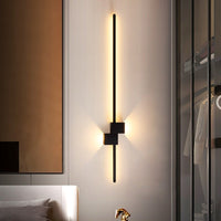 Thumbnail for LED Wall Lamp - Minimalist Black White Decorative Lighting - Casatrail.com
