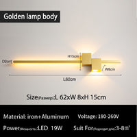 Thumbnail for LED Wall Lamp - Minimalist Black White Decorative Lighting - Casatrail.com