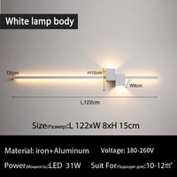 Thumbnail for LED Wall Lamp - Minimalist Black White Decorative Lighting - Casatrail.com