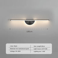 Thumbnail for LED Walnut Wood Wall Light for Bedroom and Bathroom - Casatrail.com