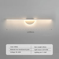 Thumbnail for LED Walnut Wood Wall Light for Bedroom and Bathroom - Casatrail.com