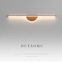 Thumbnail for LED Walnut Wood Wall Light for Bedroom and Bathroom - Casatrail.com