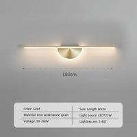 Thumbnail for LED Walnut Wood Wall Light for Bedroom and Bathroom - Casatrail.com