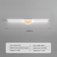 Thumbnail for LED Walnut Wood Wall Light for Bedroom and Bathroom - Casatrail.com