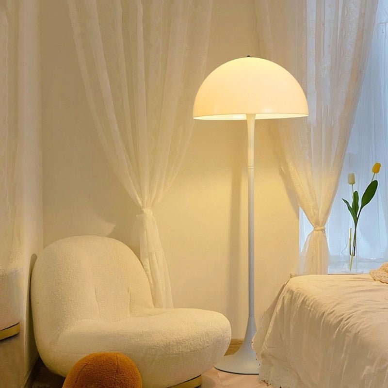 LED White Mushroom Floor and Table Lamp - Casatrail.com