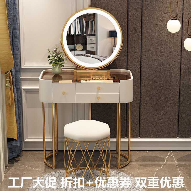 Light Luxury Rock Board Bedroom Dressing Table - Casatrail.com