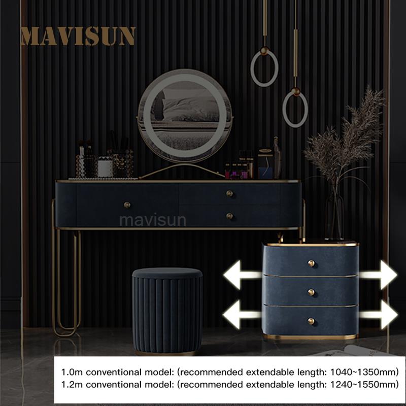 Light Luxury Rock Plate Dressing Table Storage Cabinet - Casatrail.com