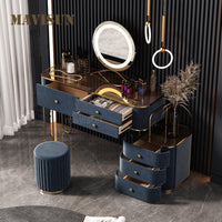 Thumbnail for Light Luxury Rock Plate Dressing Table Storage Cabinet - Casatrail.com