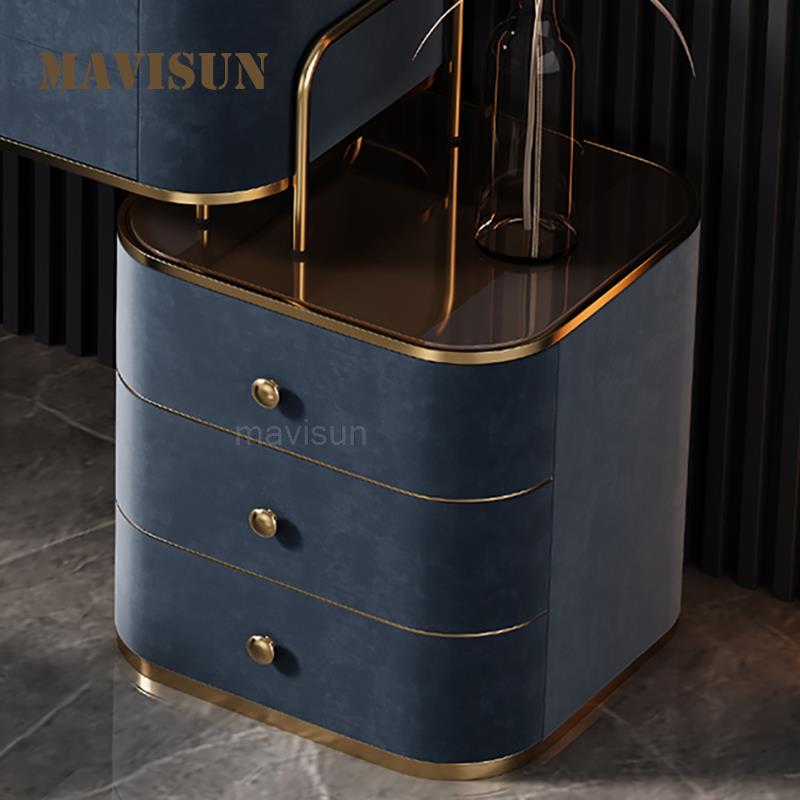 Light Luxury Rock Plate Dressing Table Storage Cabinet - Casatrail.com