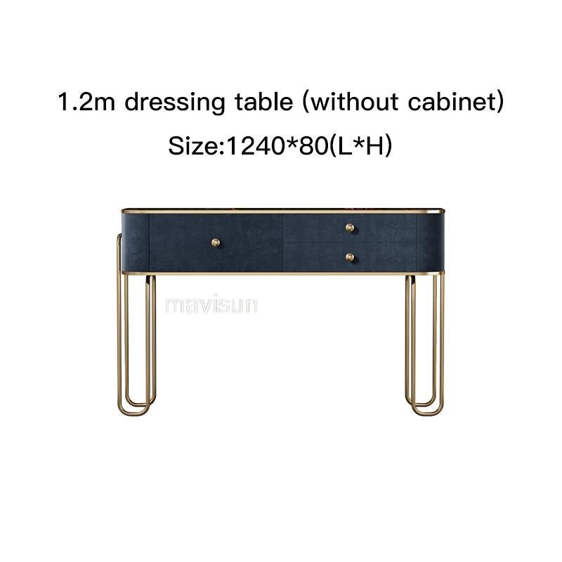 Light Luxury Rock Plate Dressing Table Storage Cabinet - Casatrail.com