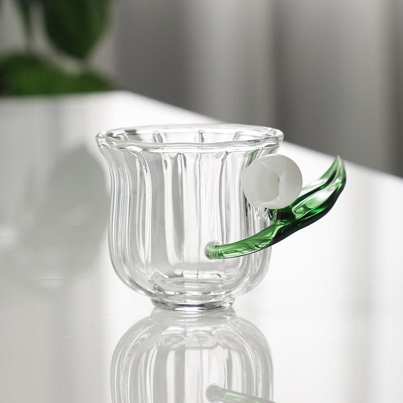 Lily of The Valley Series Transparent Glass Goblet - Casatrail.com