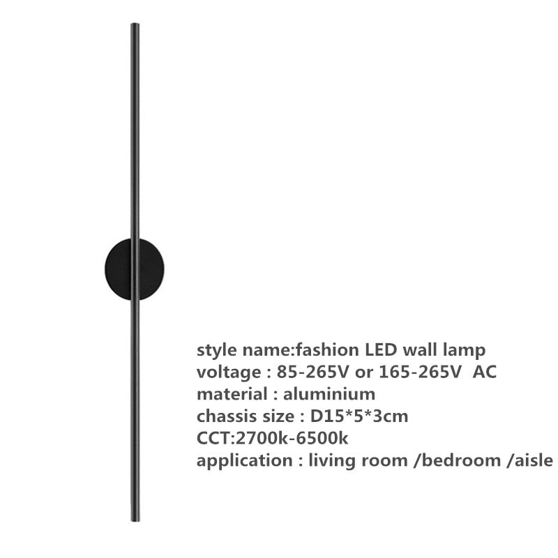 Linear LED Wall Lamp for TV Background and Corridor - Casatrail.com