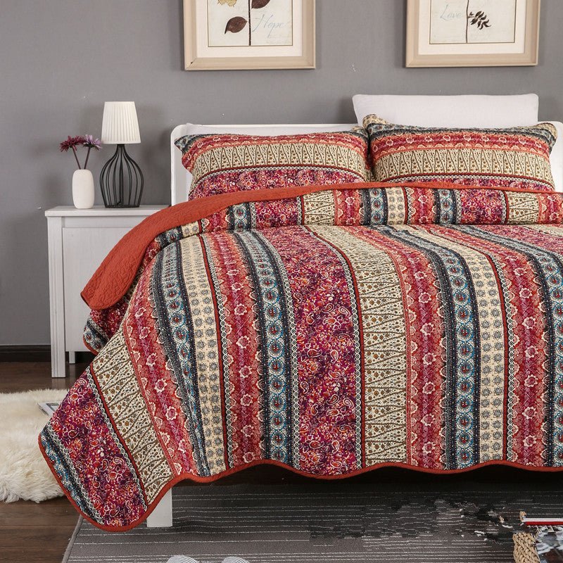 Linen Style Cotton Wash Quilt - Casatrail.com