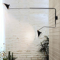 Thumbnail for Loft Swing Arm Wall Lamp: Simple LED Fixture - Casatrail.com