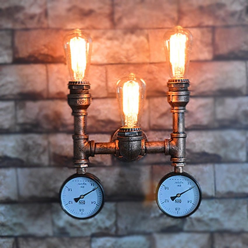 Loft Wall Lamp with Water Pipe Decor - Casatrail.com