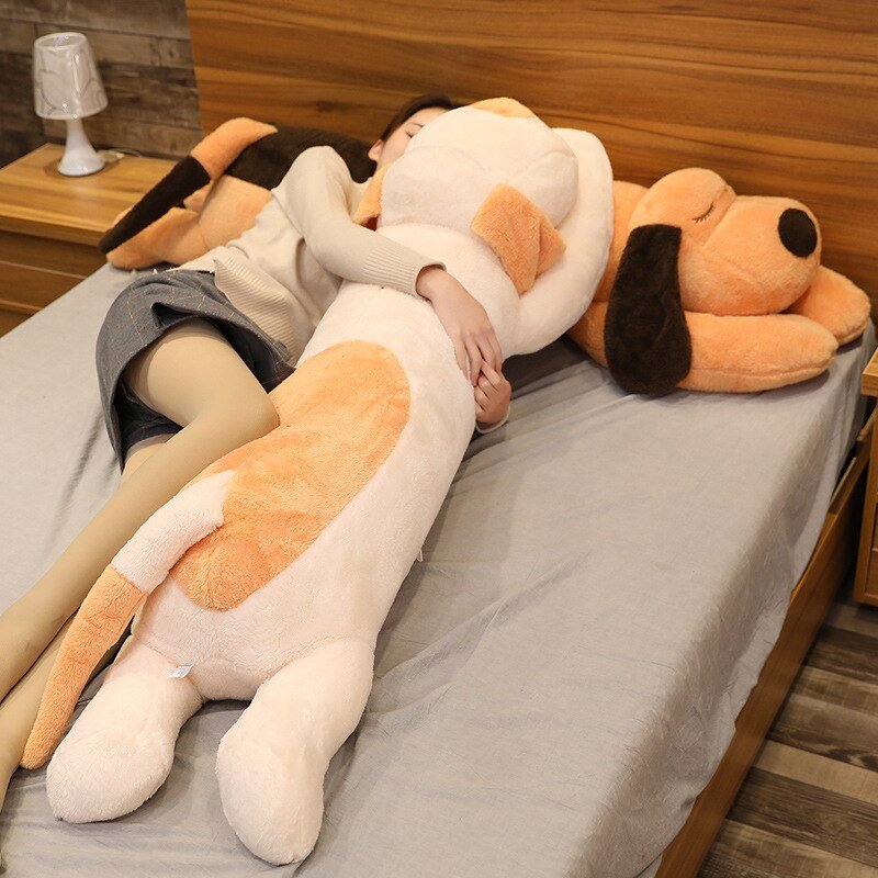 Long Dog Plush Pillow for Kids' Home Decor - Casatrail.com