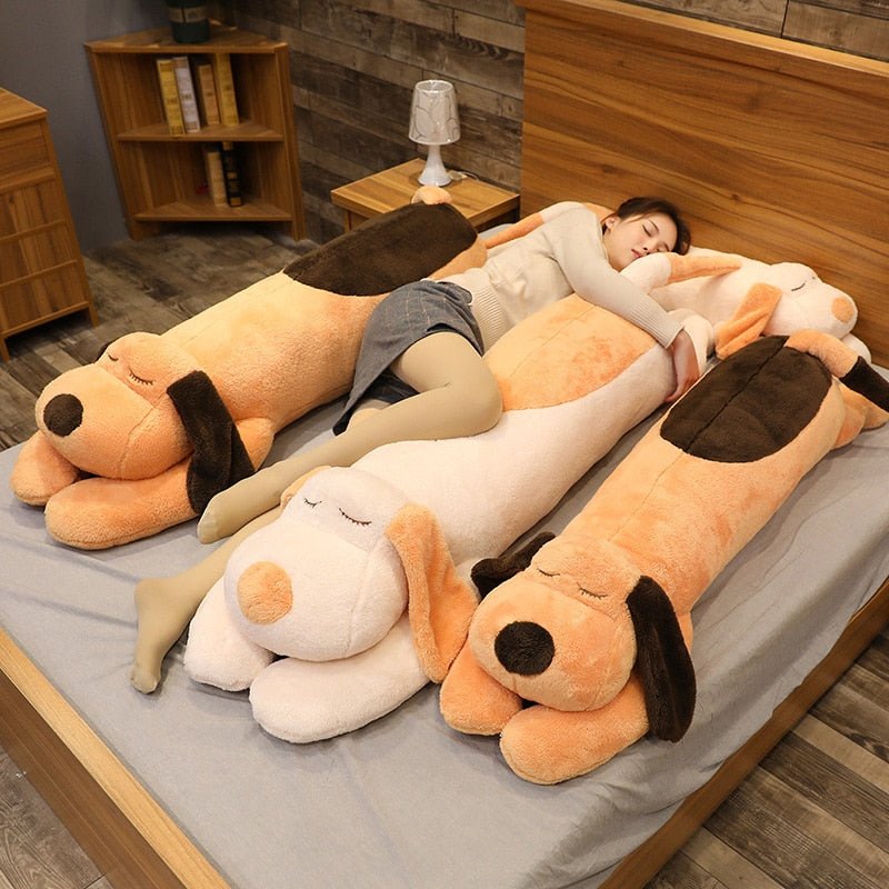 Long Dog Plush Pillow for Kids' Home Decor - Casatrail.com