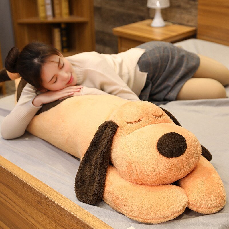 Long Dog Plush Pillow for Kids' Home Decor - Casatrail.com