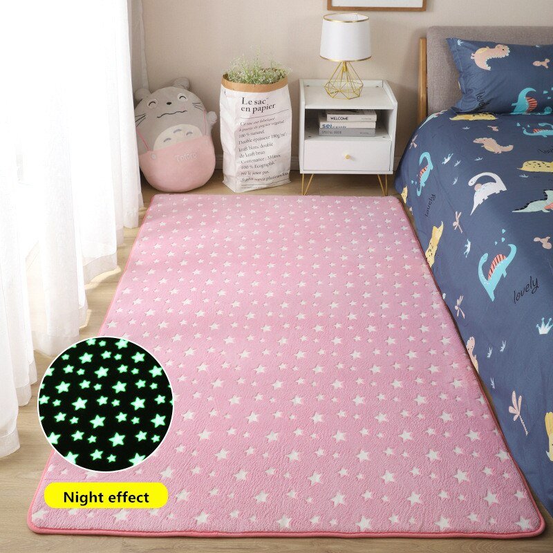 Luminous Moon Stars Bedroom Rug - Casatrail.com