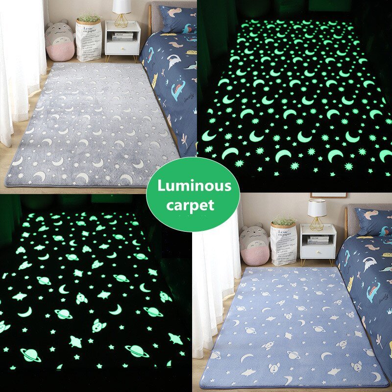 Luminous Moon Stars Bedroom Rug - Casatrail.com