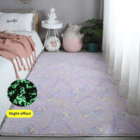 Thumbnail for Luminous Moon Stars Bedroom Rug - Casatrail.com